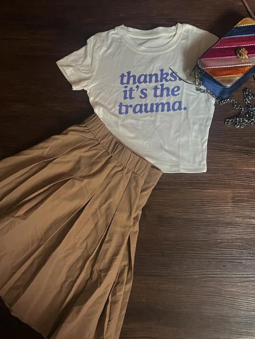 Thanks for the Trauma T-Shirt | Funny Graphic Tee | Trendy Statement Shirt